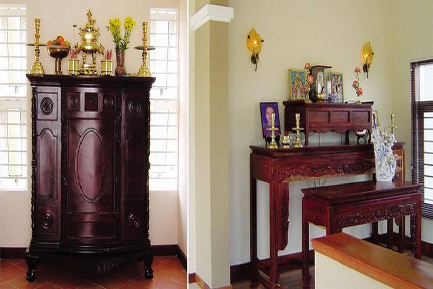 Phòng thờ trong ngôi nhà Việt hiện đại