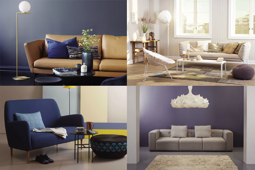 Trang trí màu sắc cho không gian phòng khách