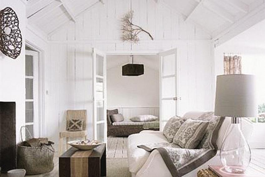 Trang trí nhà bằng gam màu trắng