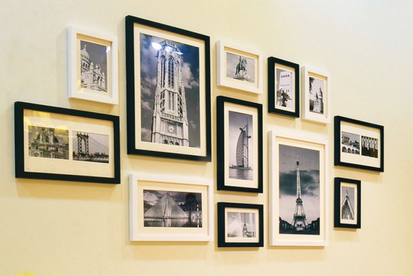 6 gợi ý treo ảnh trên tường