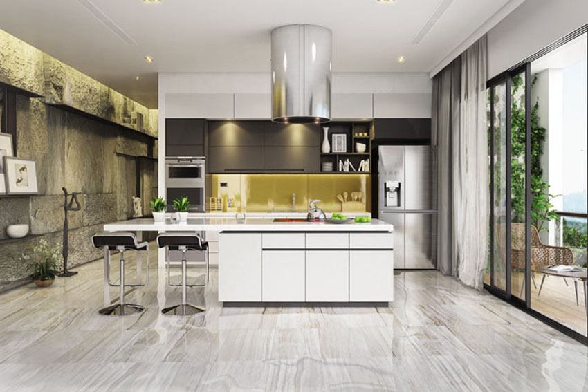 Làm đẹp bếp với các dòng tủ lạnh mặt thép