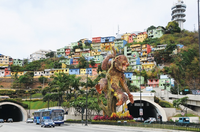 Tượng Ông Khỉ ở thành phố Guayaquil 