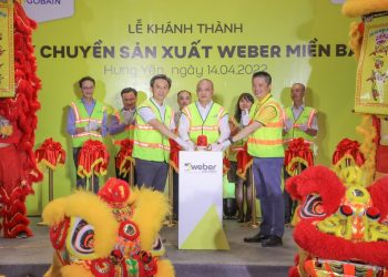 Saint-Gobain Việt Nam khánh thành dây chuyền sản xuất keo dán gạch keo chà ron Weber tại Hưng Yên - 1