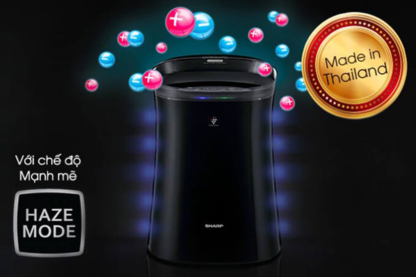 FP-GM50E-B – Máy tạo ion, lọc khí và bắt muỗi từ Sharp