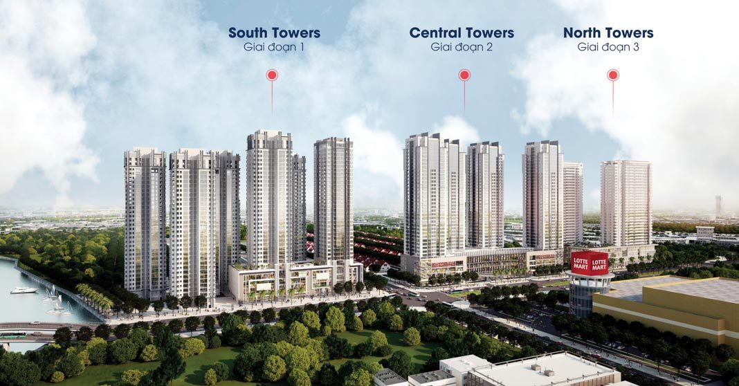 Căn hộ view sông ở Sunrise City