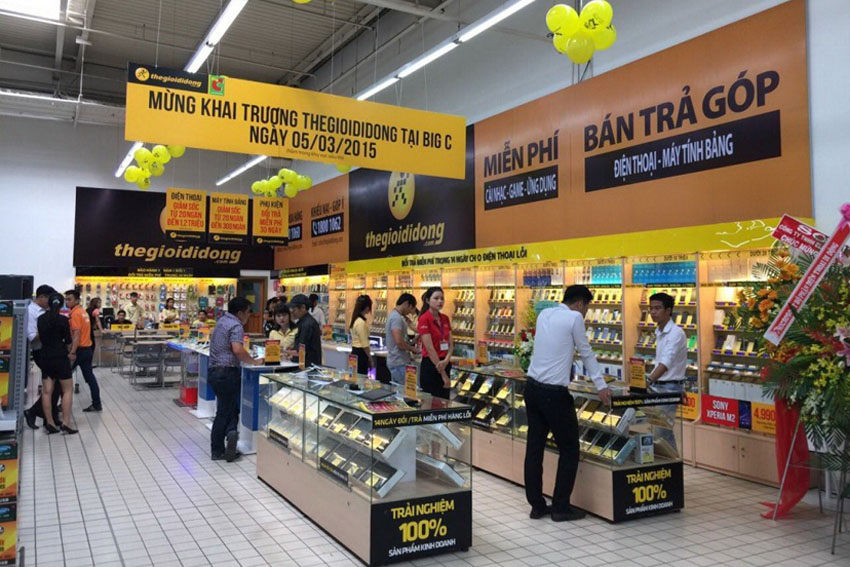 thegioididong.com khai trương siêu thị đầu tiên shop-in-shop