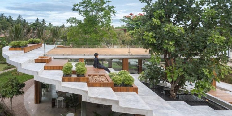 The Pomelo Amphawa Cafe- Những khối hình học lơ lửng giữa thiên nhiên - 7