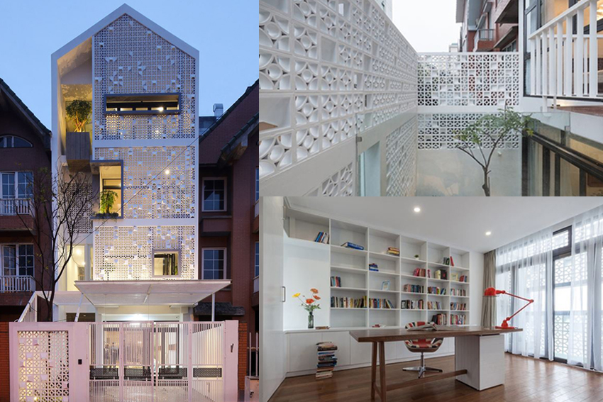 Ngôi nhà “tổ kén” ở Hà Nội thoáng mà vẫn kín đáo