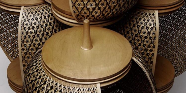 Tủ Jintana – Trí tưởng tượng hóa thân vào gỗ thích và tre - 4