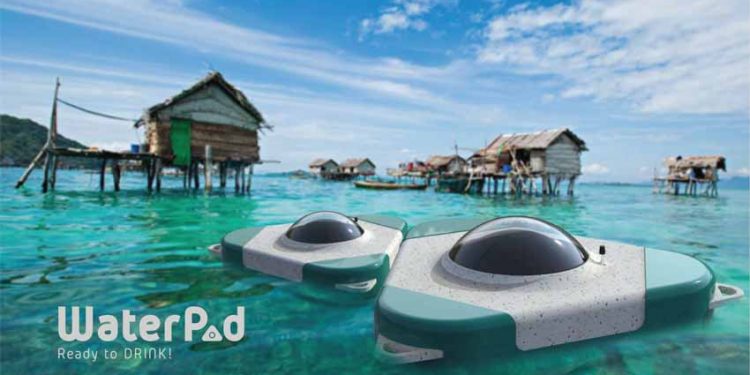 Waterpod - thiết bị chưng cất nước uống từ nước biển
