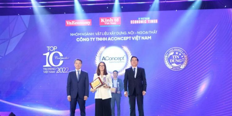 Aconcept nhận danh hiệu sản phẩm - dịch vụ Tin dùng Việt Nam 2022 - 2