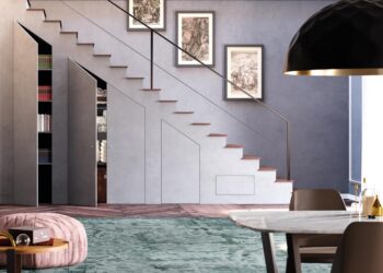 Thiết kế cầu thang tối giản trong không gian sống hiện đại với ánh sáng tự nhiên và nội thất tinh tế - 5