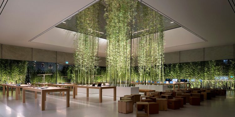 Không gian xanh độc đáo tại cửa hàng Apple ở Macau