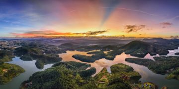 Sương mai bảng lãngtrên mặt hồ Tuyền Lâm, đẹp tựa trời Âu-7