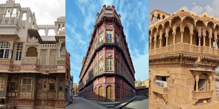 Haveli kiến trúc nhà phố độc đáo của Ấn Độ