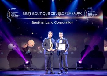 SonKim Land nhận giải “Best Boutique Developer” tại lễ trao Giải thưởng Bất động sản châu Á 2018