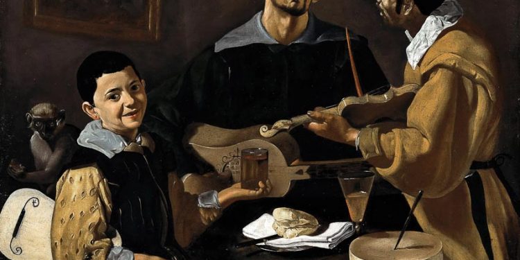 Ba nhạc công - tranh Diego Velázquez (khoảng 1618)