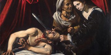 Judith chặt đầu Holofernes - bức tranh được cho là tác phẩm của Caravaggio