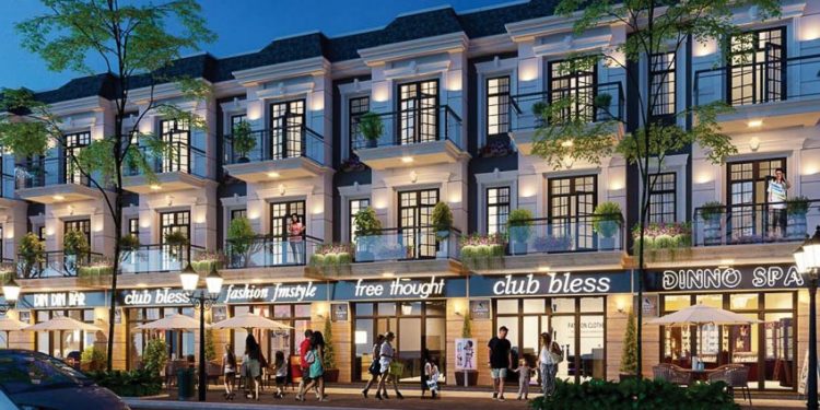 Cất nóc dự án nhà phố Lakeside Infinity