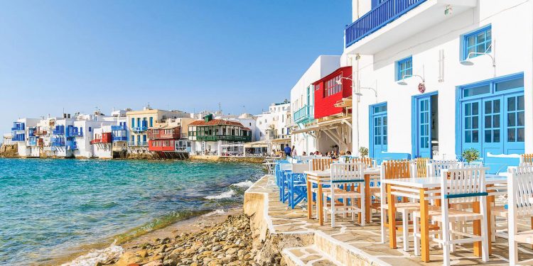 Phố biển độc nhất vô nhị ở Mykonos