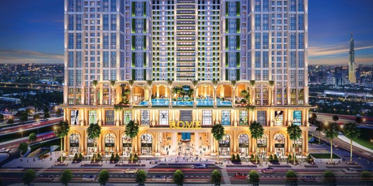 Rome by Diamond Lotus giao thoa những tinh hoa kiến trúc La Mã cổ điển cùng các giá trị tiện ích hiện đại của thời đại mới