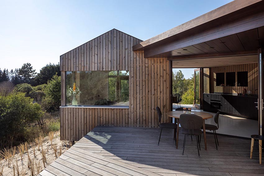 Ngôi nhà Duinhuis bằng gỗ trên cồn cát với thiết kế mở hòa vào thiên nhiên - 9