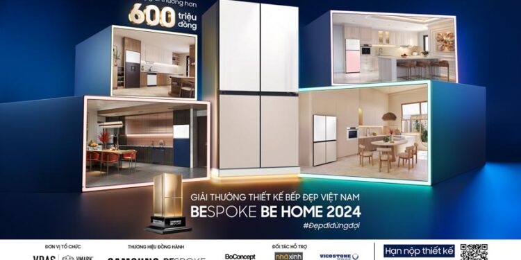 Samsung Bespoke đồng hành cùng 'Giải thưởng Thiết Kế Bếp Đẹp Việt Nam 2024' tổng giá trị giải thưởng lên đến 600 triệu đồng - 1