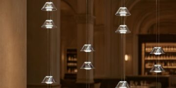 Bộ đèn Aura của Snøhetta cho Viabizzuno