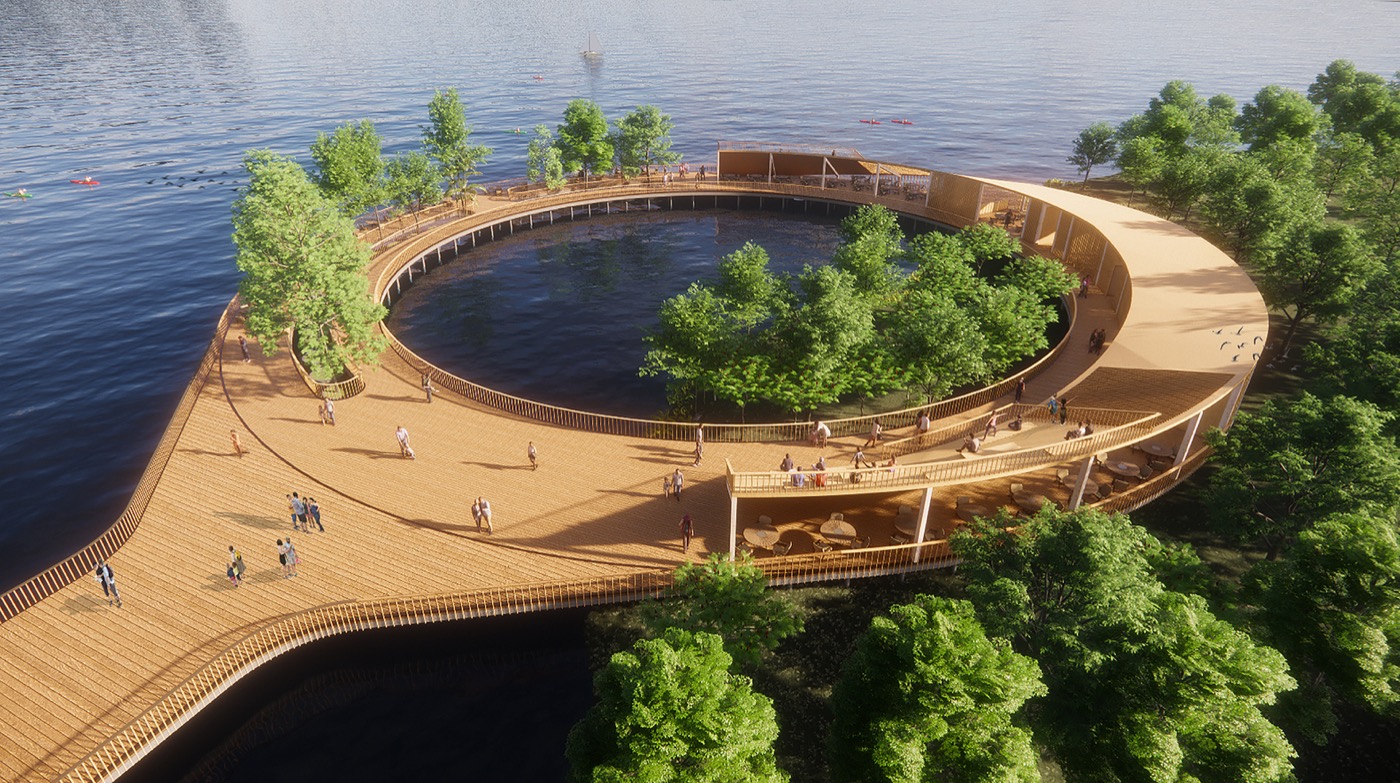 Ecopark Ciénaga de Mallorquín đang thi công