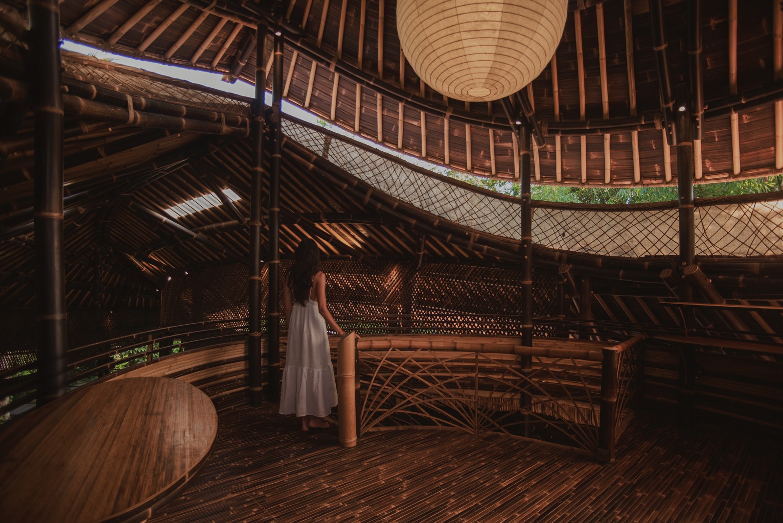 Không gian nội thất gỗ và tre Hideout Leaf Villa