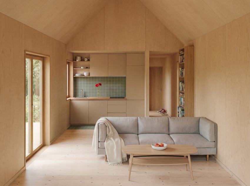 Kết cấu khung gỗ đơn giản của Plana House
