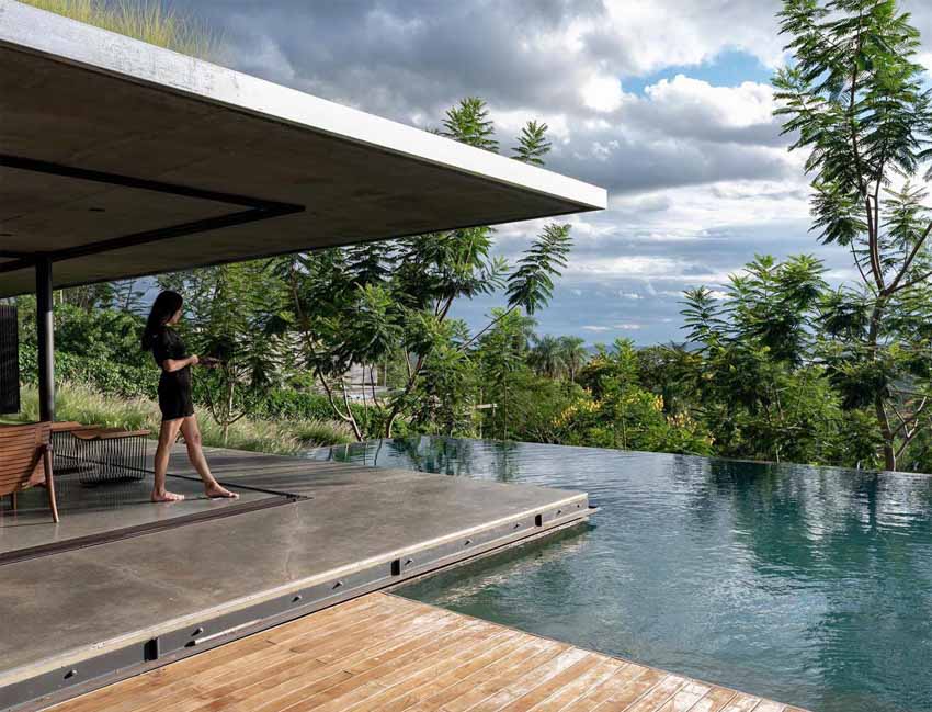Mái nhà được phủ cỏ xanh và hồ bơi vô cực trong ngôi nhà ở Paraguay - 2