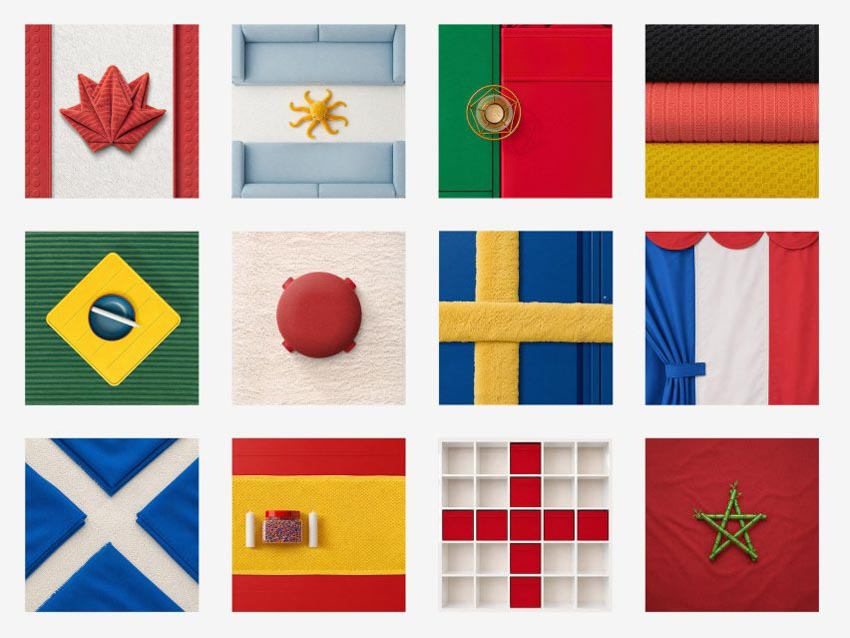 IKEA biến đồ gia dụng thành 18 lá cờ World Cup - 2
