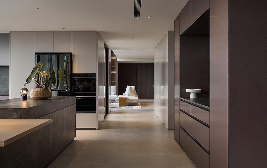 Không gian penthouse Khai Son Duo với thiết kế tinh giản, ánh sáng tiết chế và vật liệu cao cấp mang tinh thần sống thượng lưu - 12