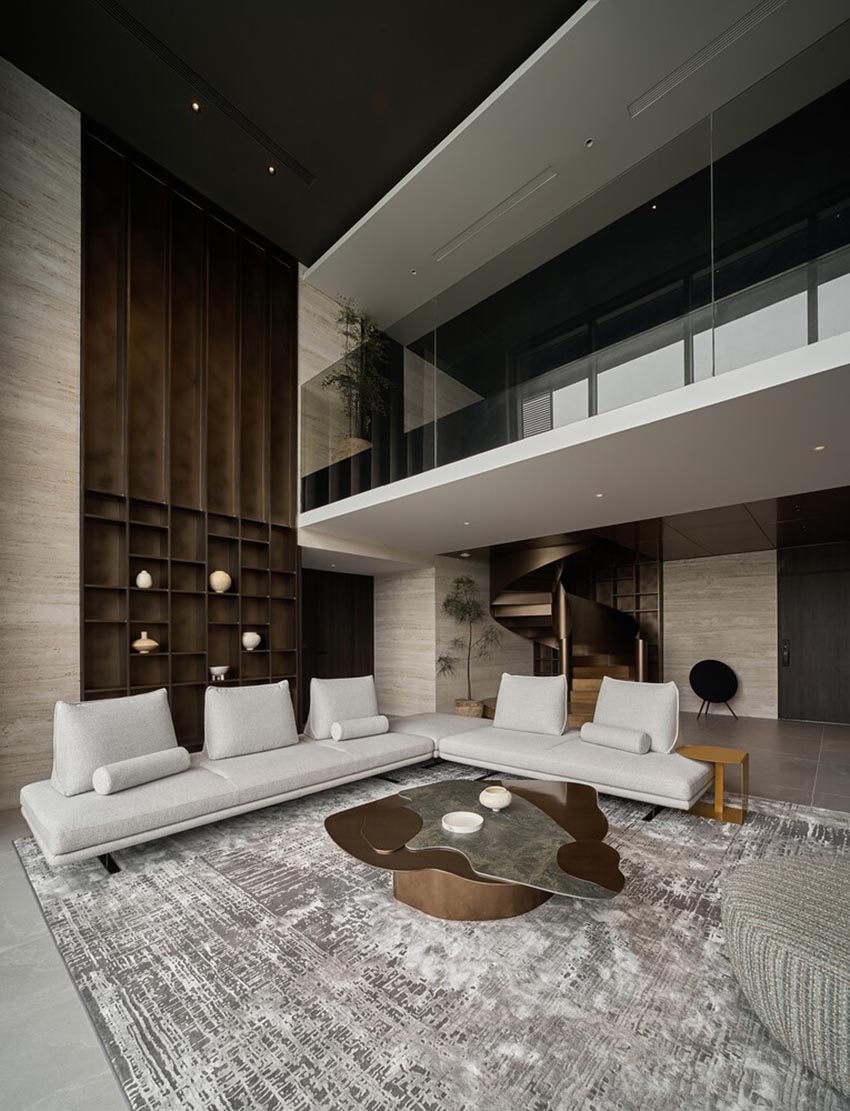 Không gian penthouse Khai Son Duo với thiết kế tinh giản, ánh sáng tiết chế và vật liệu cao cấp mang tinh thần sống thượng lưu - 19