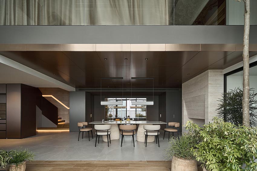 Không gian penthouse Khai Son Duo với thiết kế tinh giản, ánh sáng tiết chế và vật liệu cao cấp mang tinh thần sống thượng lưu - 6