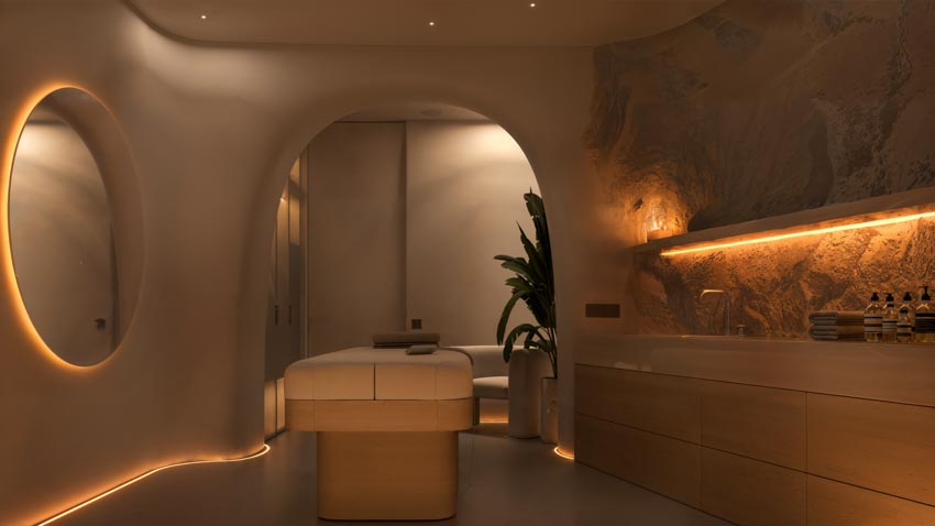 Không gian VRODA Clinic & Spa với kiến trúc hữu cơ, ánh sáng trần hình mặt trời và nội thất bo tròn mềm mại - 9