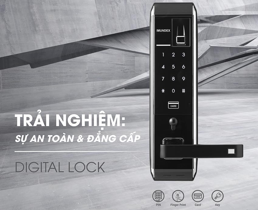 Khóa điện tử thương hiệu Imundex đến từ Đức