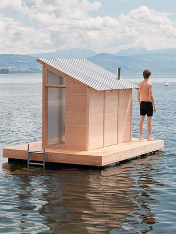 Những điều thú vị về phòng xông hơi ‘tí hon’ nổi trên hồ Geneva
