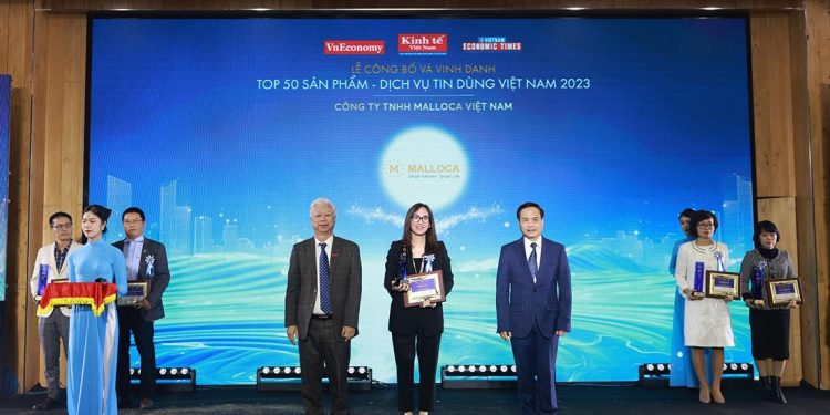 Malloca được vinh danh Top 50 sản phẩm – Dịch vụ Tin dùng Việt Nam 2023 - 1