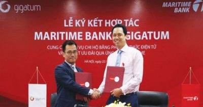 Maritime Bank hợp tác với Gigatum mang đến dịch vụ hoàn tiền tự động