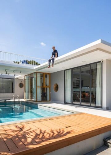 Bản hòa ca hồ bơi và không gian xanh tại Mi Mây House - 6