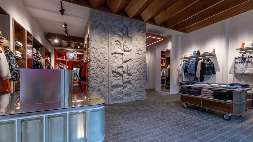 Không gian nội thất Napapijri Milan với ánh sáng ấm và vật liệu tự nhiên tạo cảm giác tĩnh lặng - 4