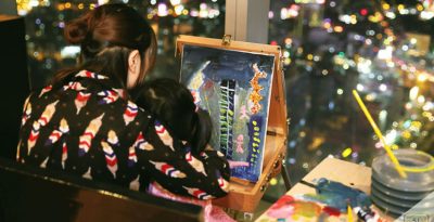 Cùng bé tham gia Ngày hội vẽ tranh