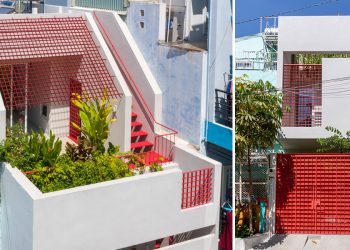 Một cái nhìn sinh động về cuộc sống qua khung cửa đỏ