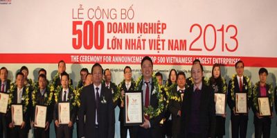 Vĩnh Tường nằm trong Top 500 doanh nghiệp lớn nhất Việt Nam