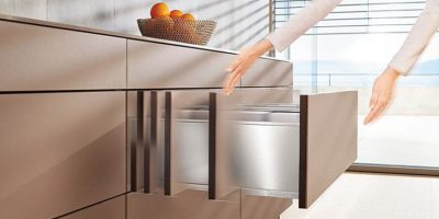 Công nghệ hoàn toàn mới cho đồ nội thất không tay nắm từ Blum