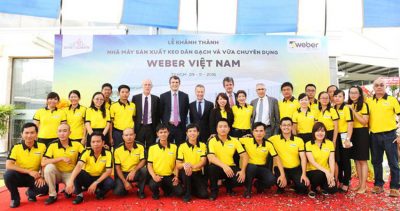 Tập đoàn Saint Gobain (Pháp) khánh thành nhà máy mang thương hiệu Weber
