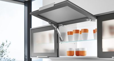 Tay nâng AVENTOS HK-XS dành cho tủ treo tường kích thước nhỏ từ BLUM