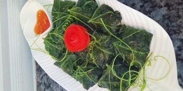 Hương vị que nhà: Chả vịt gói lá mướp